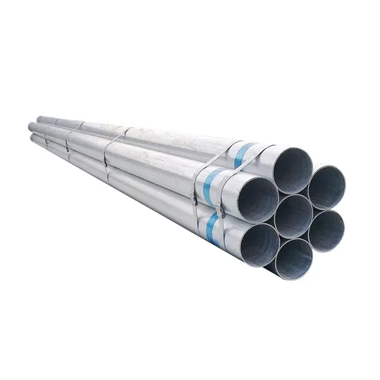 Tubería de acero dulce estructural/tubería de acero galvanizada pre soldada A53 A106